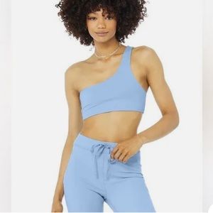 Alo Yoga Pixie Bra in Blue Skies